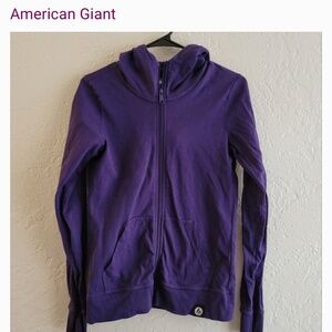 American Giant Hoodie Zip Up Small